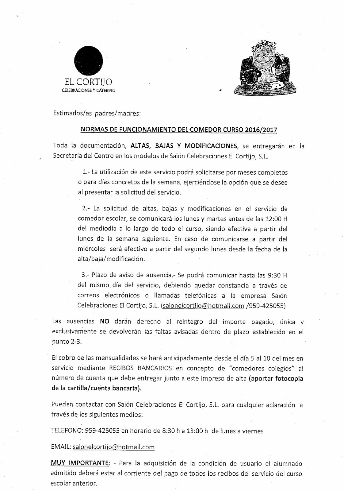 C.E.I.P ANTONIO GUERRERO: COMEDOR, AULA MATINAL Y ACTIVIDADES ... C.E.I.P ANTONIO GUERRERO: COMEDOR, AULA MATINAL Y ACTIVIDADES ...