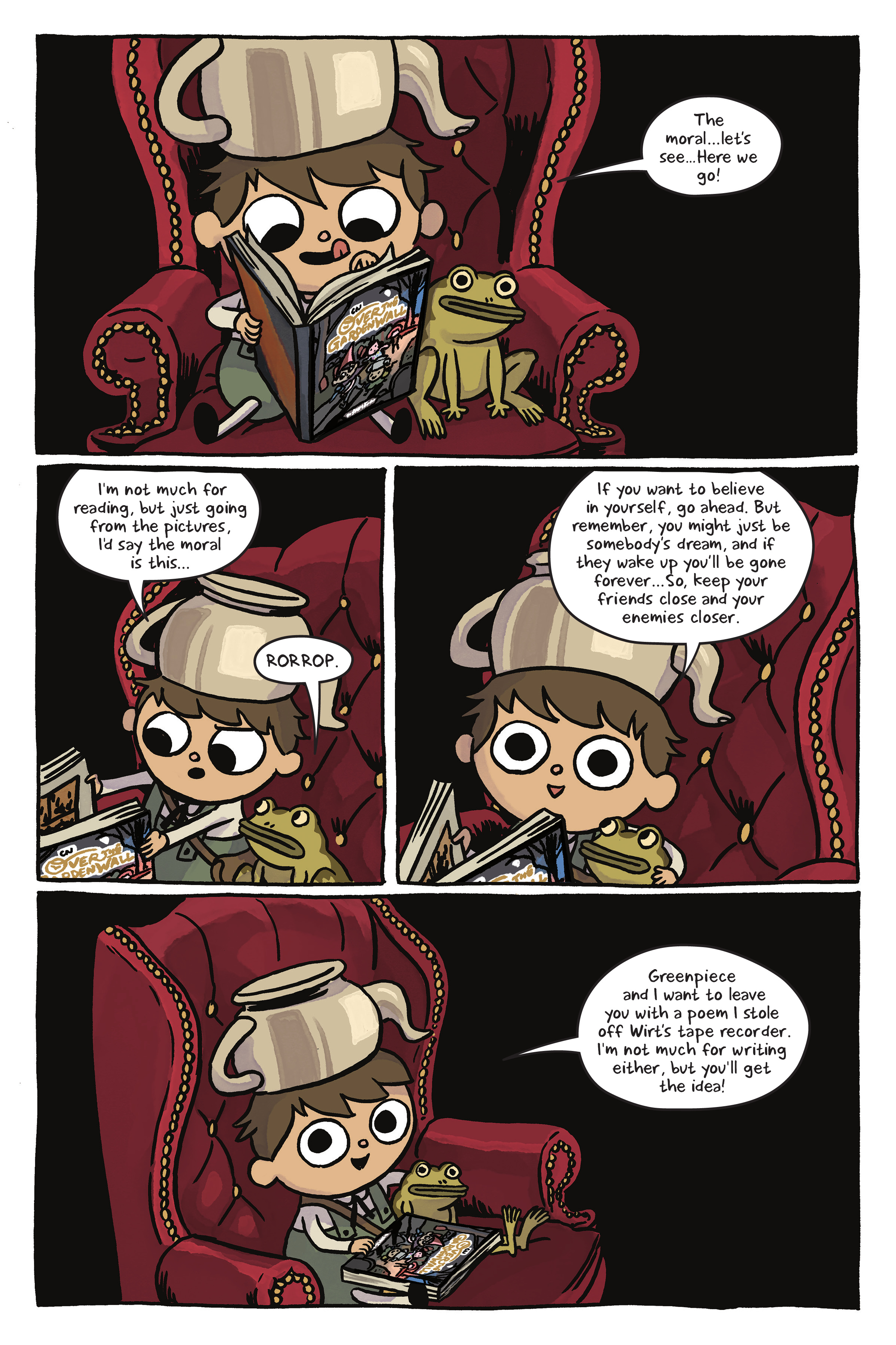 Read online Over the Garden Wall: Distillatoria comic -  Issue # TPB - 131