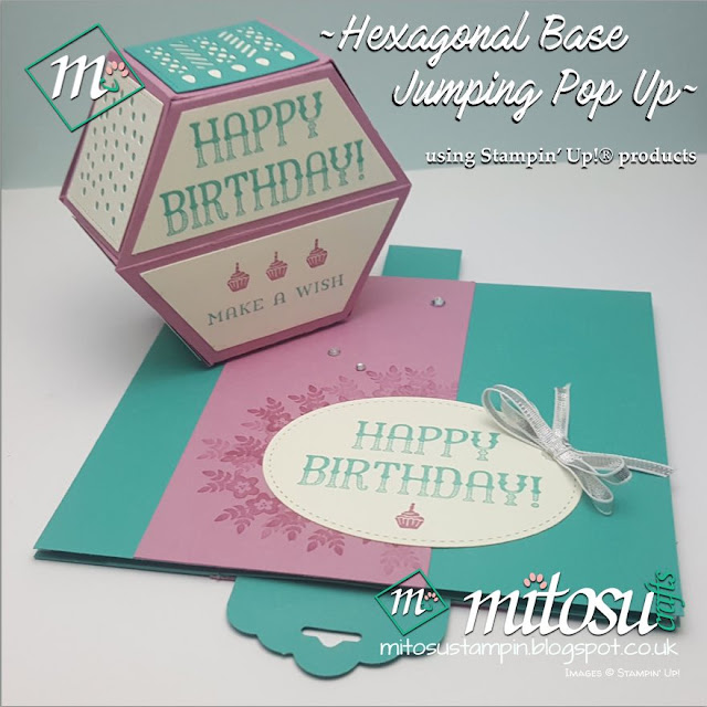 Window Box Hexagonal Pop Up Card Buy Stampin' Up! Products From Mitosu Crafts UK Online Shop