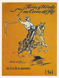 Coria del Río - Feria 1964 - Cartel de Martínez de León