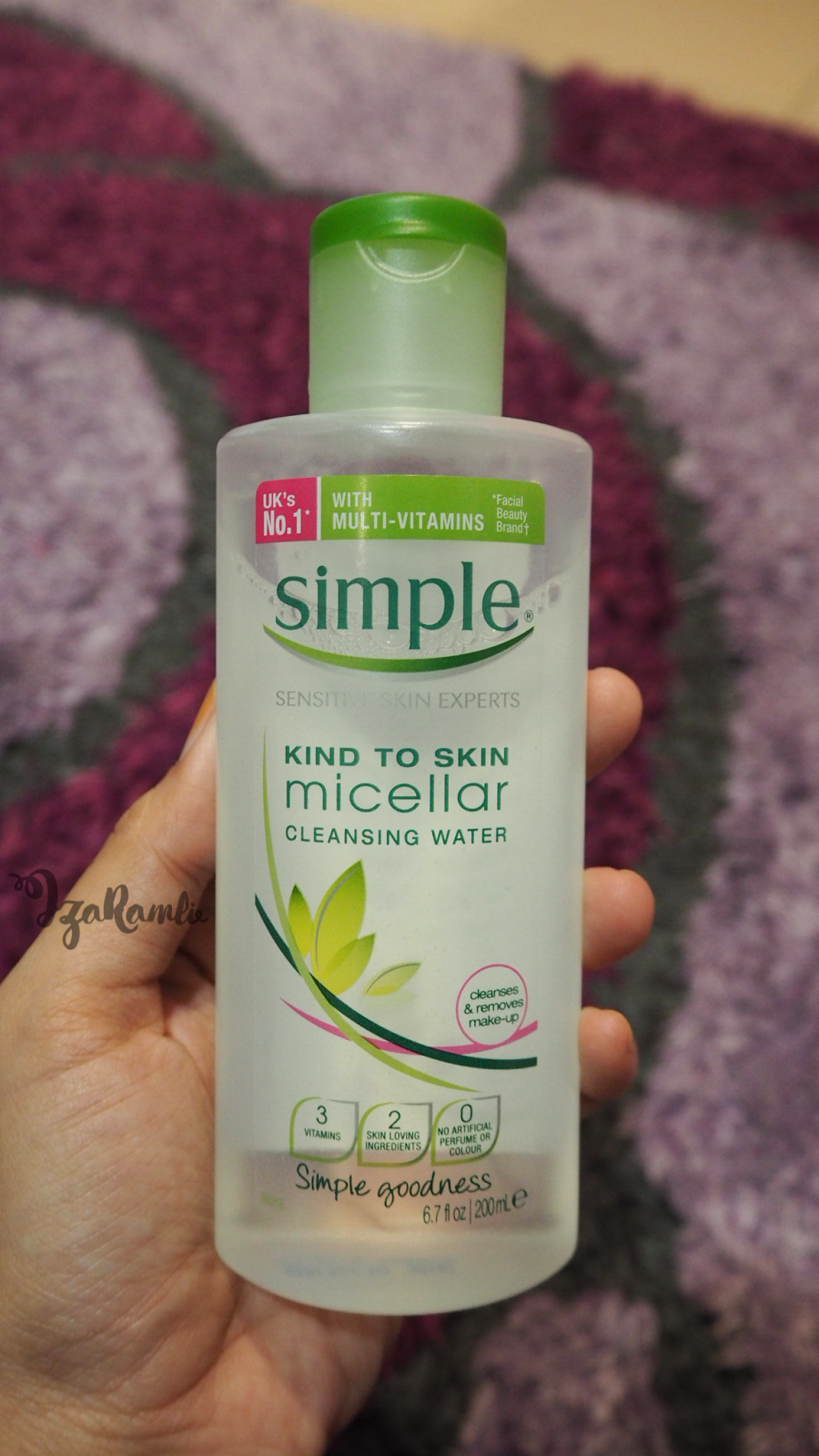 cara guna micellar cleansing water