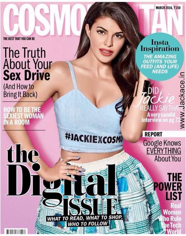 Jacqueline Fernandez Heats Up On The Cover Of Cosmopolitan