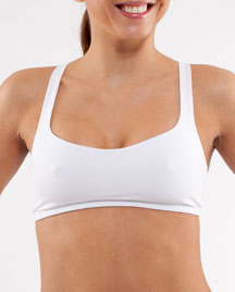 white lululemon sports bra