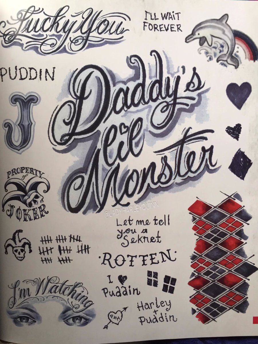 Maksud Dari Tato The Joker Dan Harley Quinn - Suicide Squad - Tattoo Magz