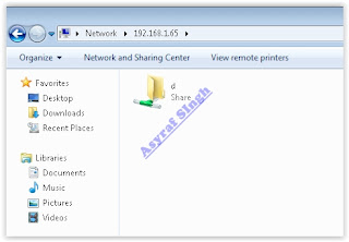 shared folder - windows network