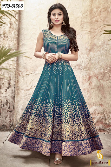 Heavy Bridal Anarkali Salwar Suits For Young Girls
