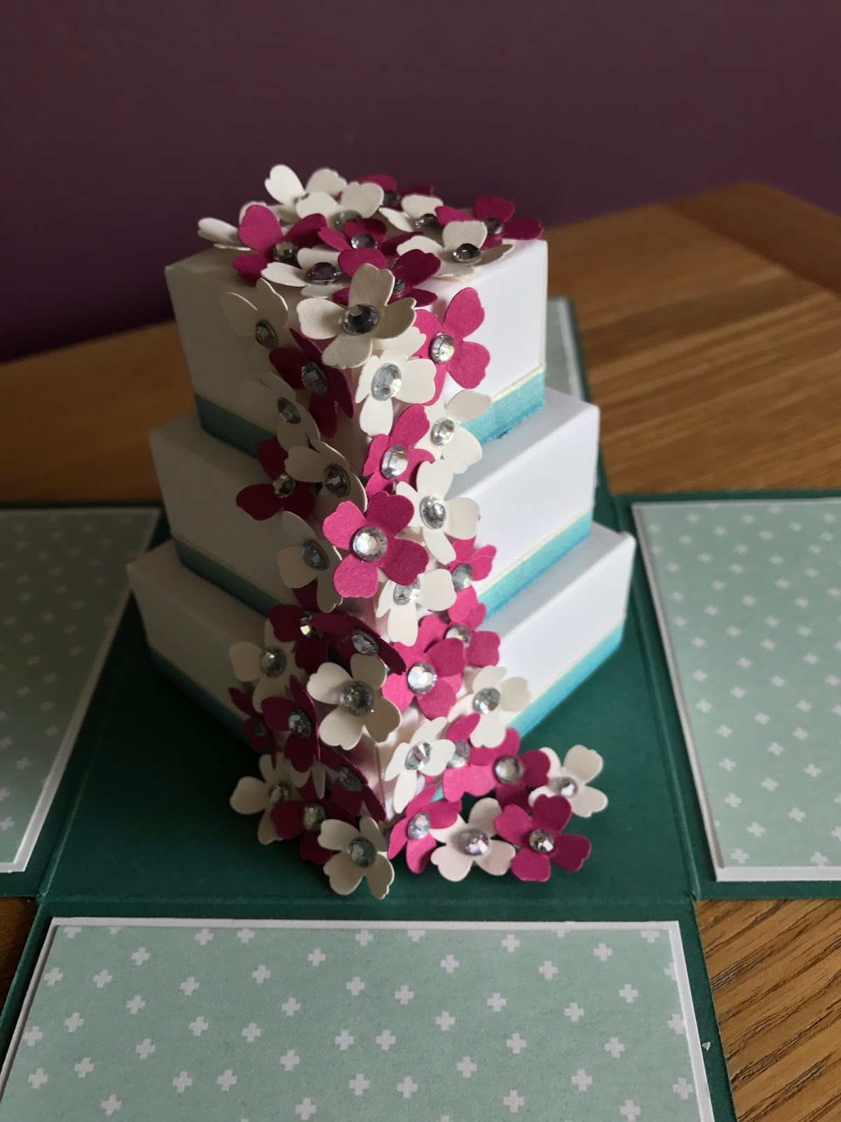 Tutorial for Explosion Box with 3D Celebration Cake