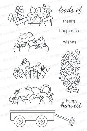 Wagon of Wishes Stamp set by Newton's Nook Designs