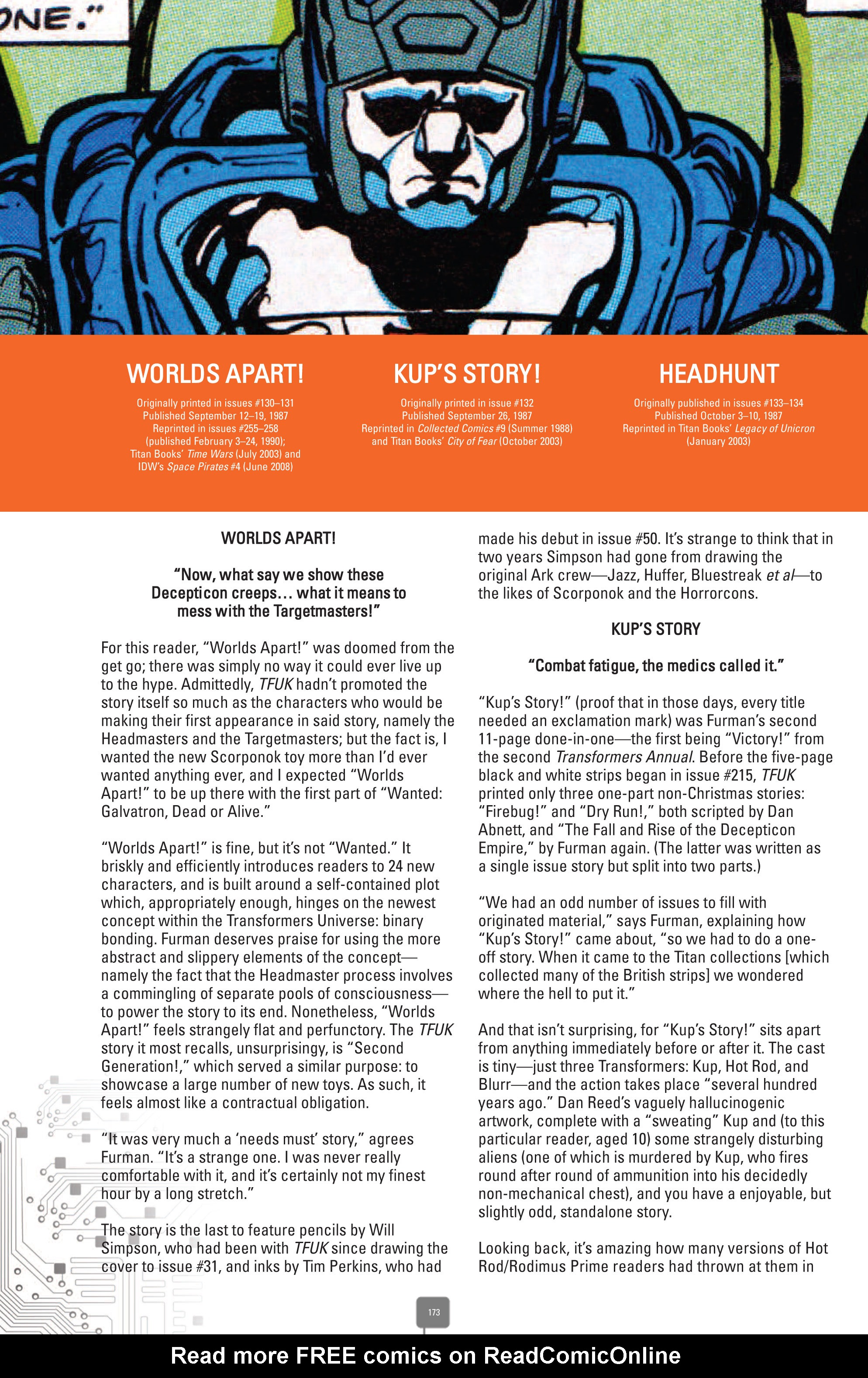 Read online The Transformers Classics UK comic -  Issue # TPB 4 - 173
