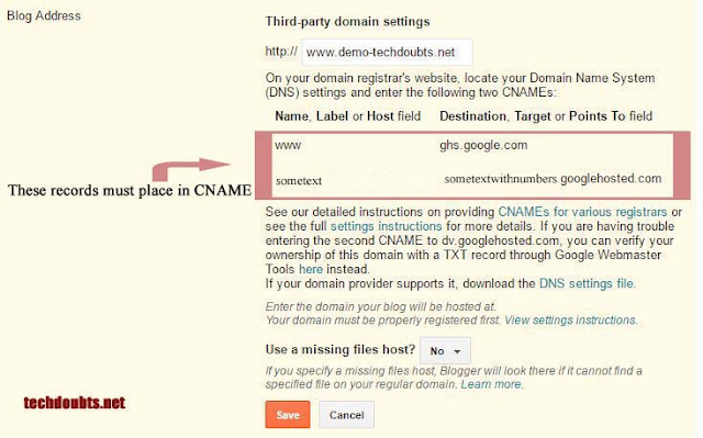 How to change sub domain in blogger blogspot