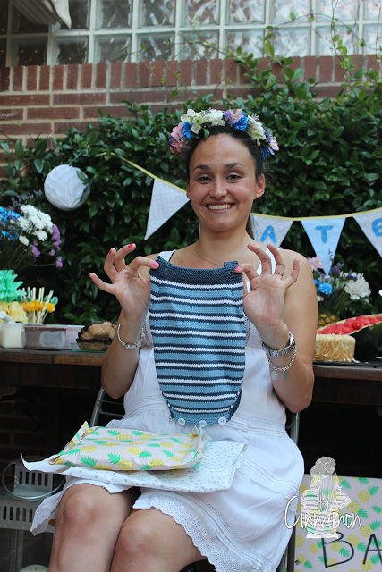 ranita de bebe a rayas