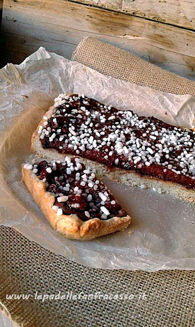 crostata mele cotogne e cioccolato