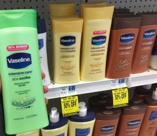 Vaseline intensive care coupons