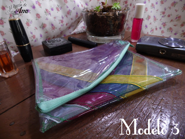 3 modelos de clutch transparentes 