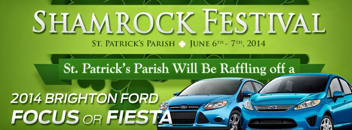 St Patrick's Shamrock Festival: Win a Brighton Ford 2014 Ford Focus or Fiesta!