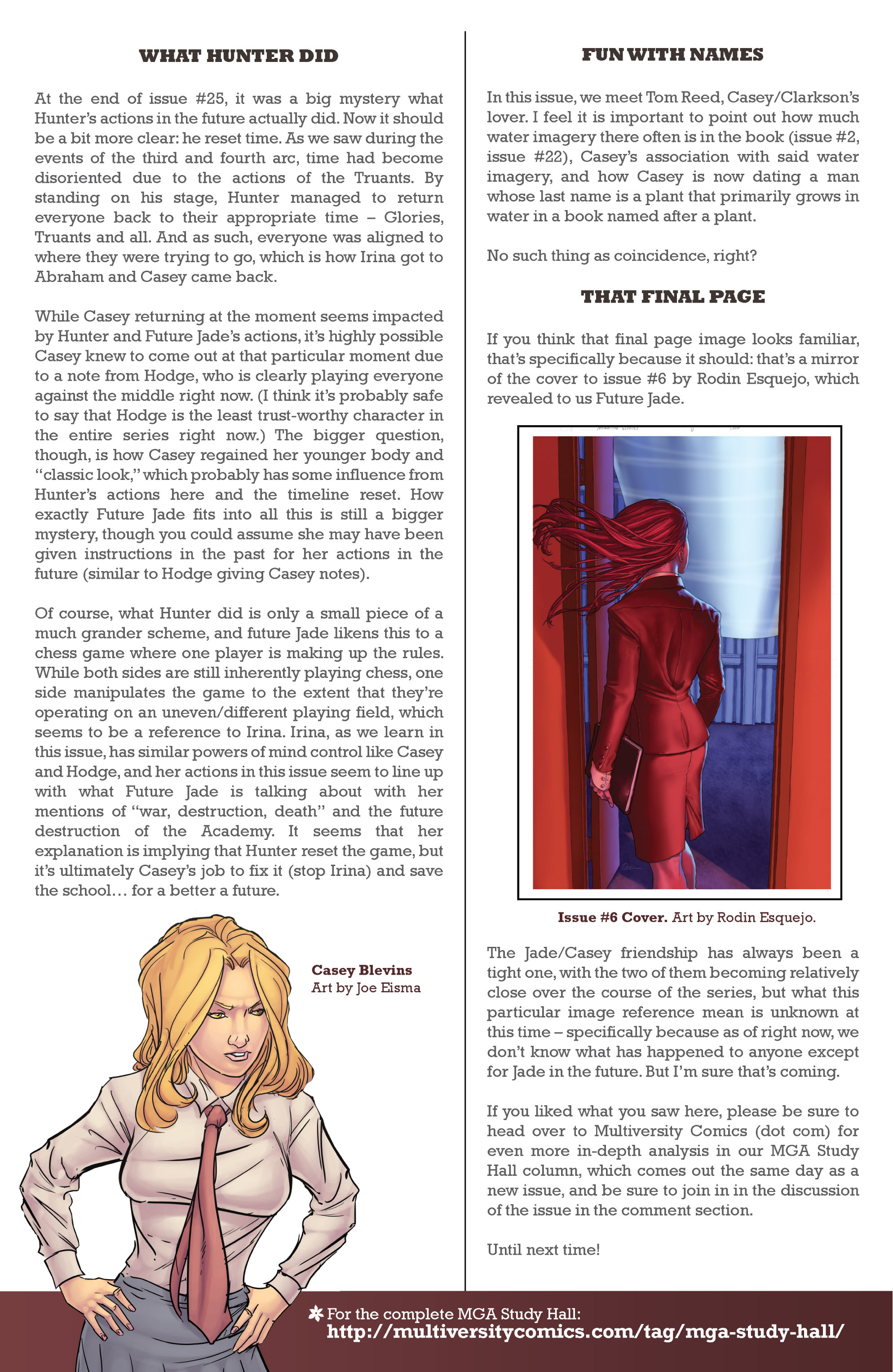Read online Morning Glories comic -  Issue #27 - 43