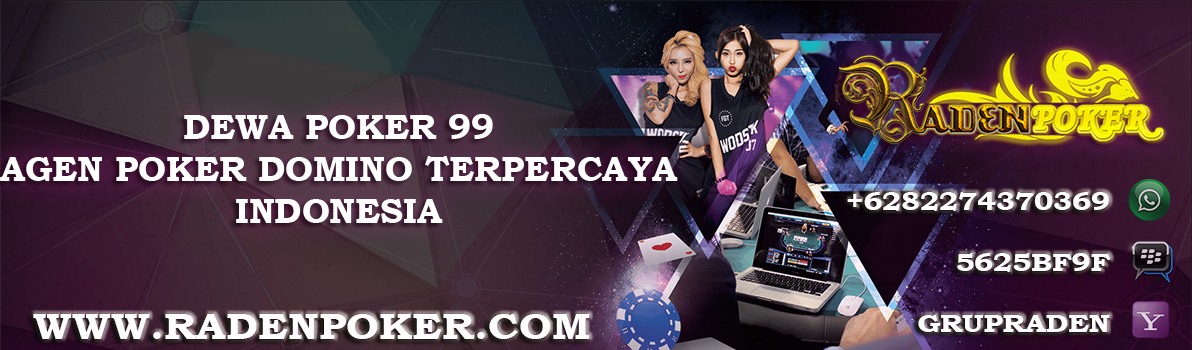 RADENPOKER Situs agen poker Domino QQ Indonesia Slidenew0