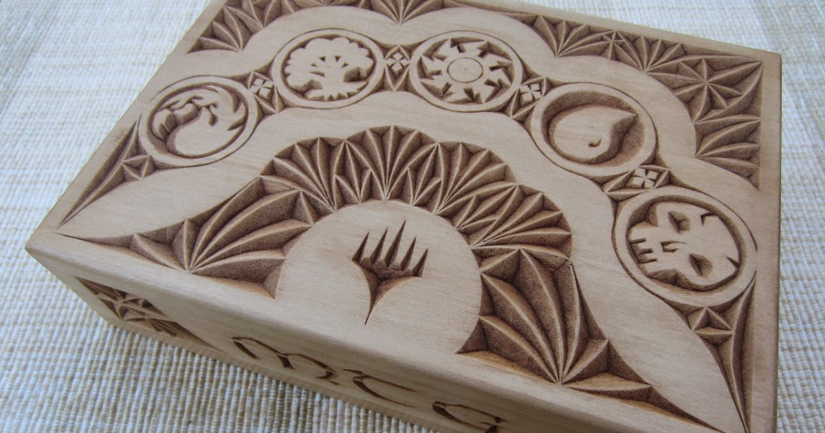 Ales the woodcarver: MTG card box
