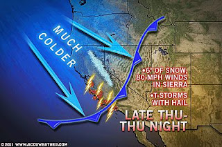 >Another Pacific Storm Strikes Western US bringing more wet, windy weather