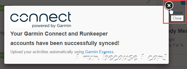 I run because I can!: Runkeeper èªåå¯å
¥ Garmin è¨é