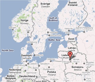 Lituana map