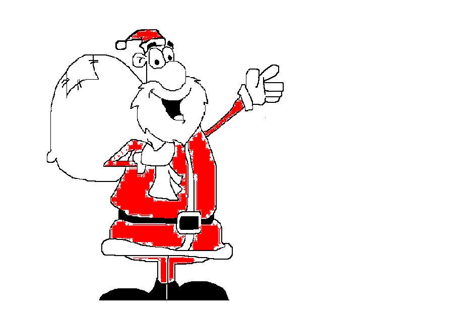 Ignite Dreams : Step to draw Santa claus in MS Paint