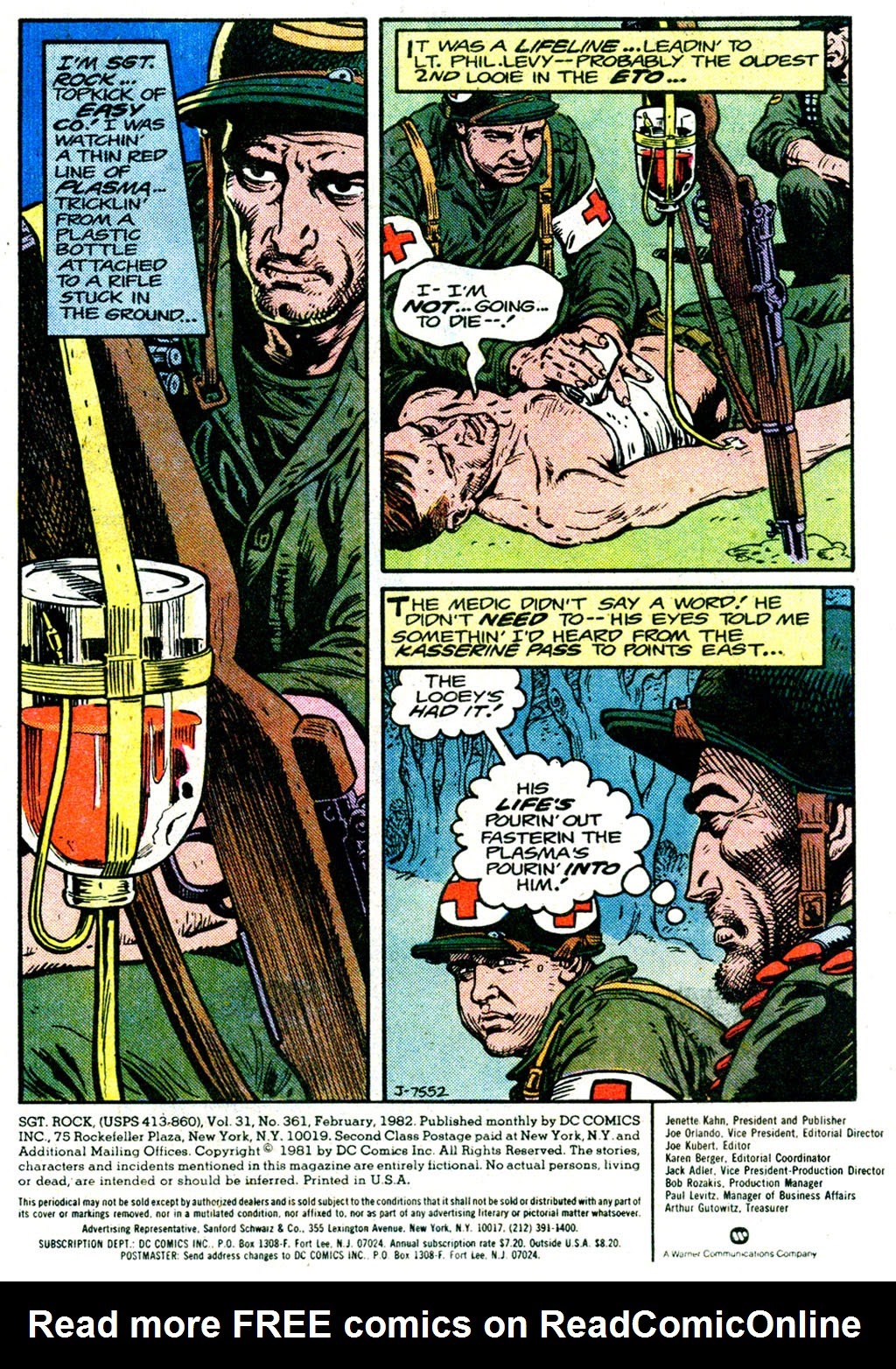 Read online Sgt. Rock comic -  Issue #361 - 2