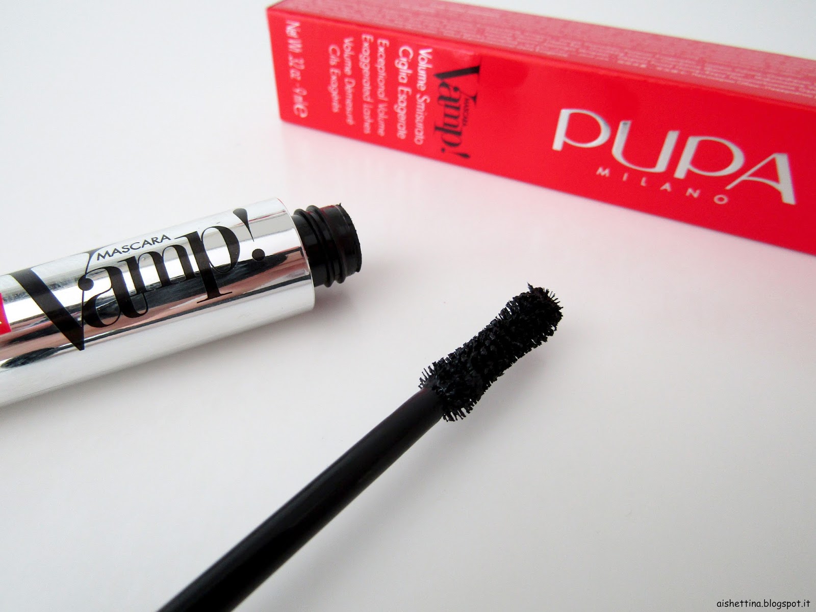 REVIEW black Pupa Vamp! mascara Aishettina