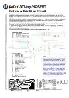 PaperATtinyMosfet: A motor control with an ATtiny