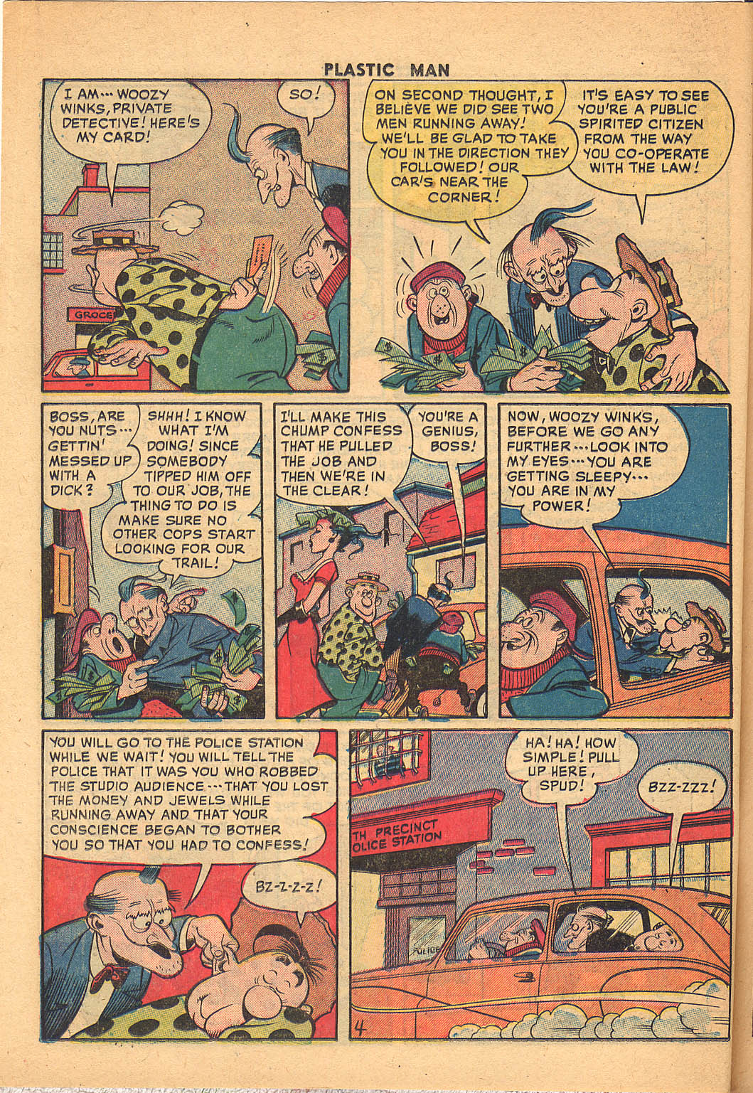 Read online Plastic Man (1943) comic -  Issue #26 - 38