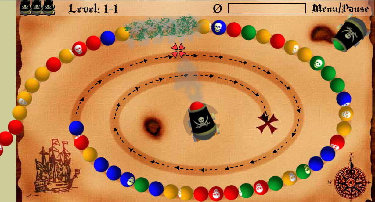 Карта шарики игра