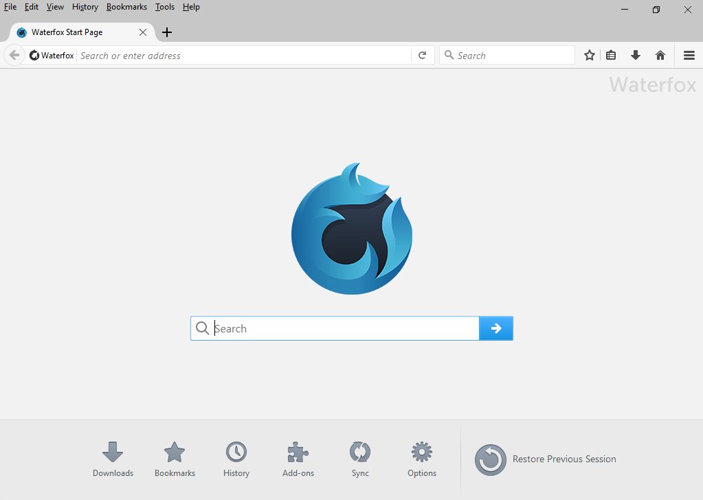 waterfox classic browser
