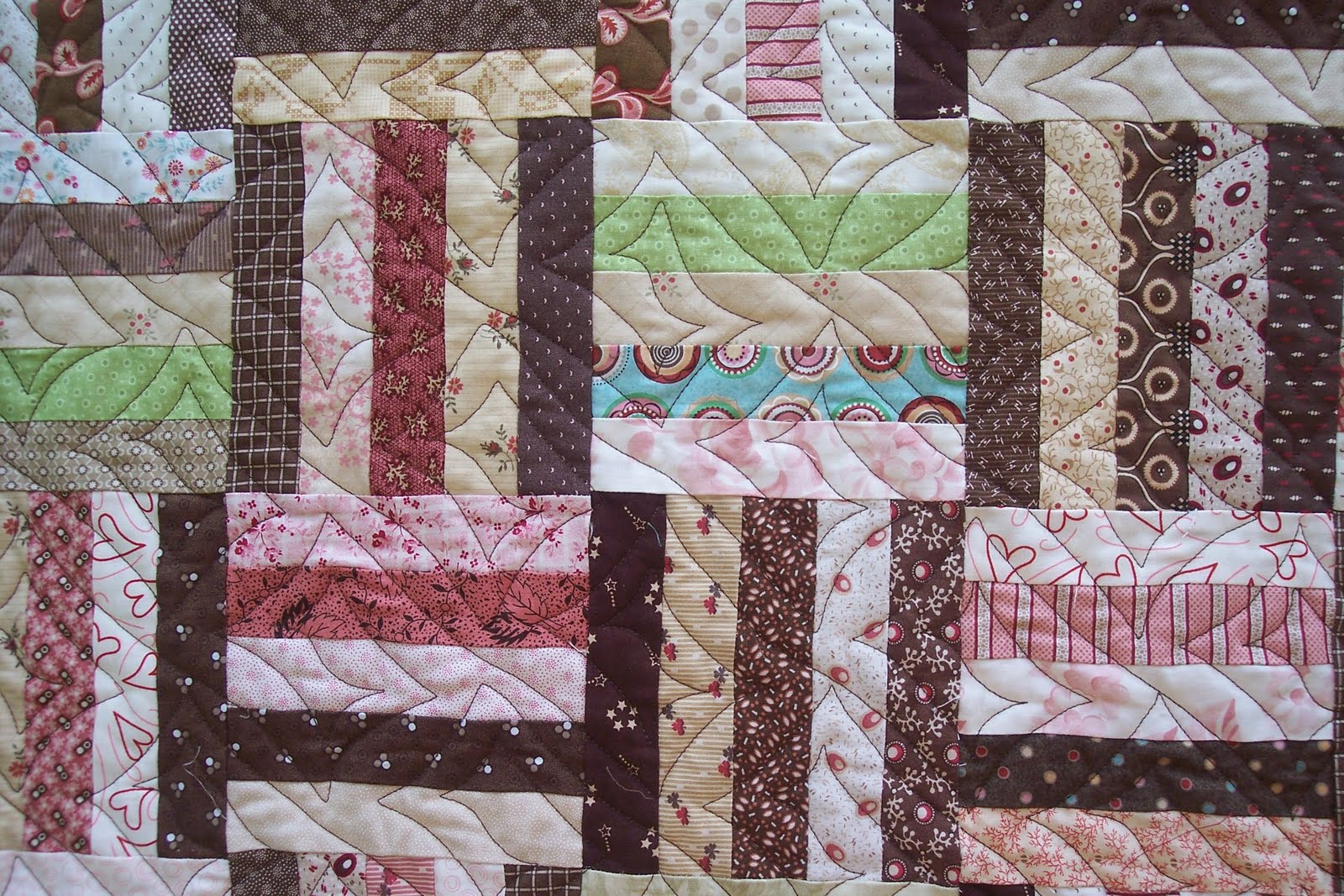 Cornfield Quilter My "Weaving The Rails Quilt" is a Finish!