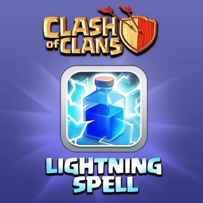 Phép thuật sấm sét Lightning Spell || Clash of clans | Clash of Clans Việt