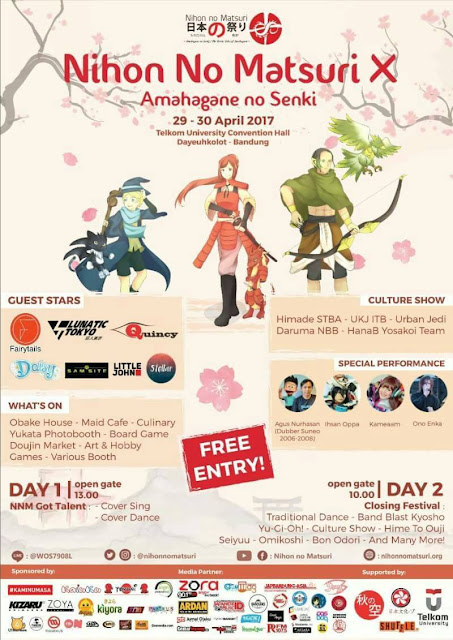 Event Jepang Terbaru Di Kota Bandung Nihon No Matsuri Telkom 2017 japbandung-asia.blogspot.com
