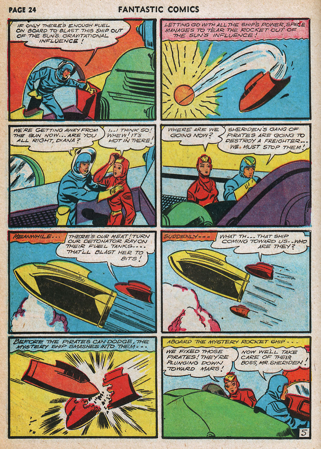 Read online Fantastic Comics comic -  Issue #20 - 25