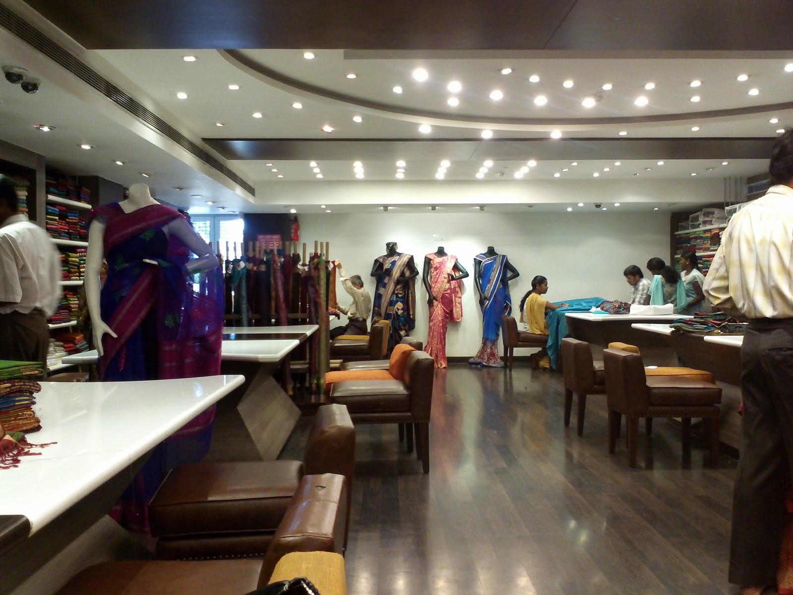 Jenny From The Bangalore Block Sari Shopping