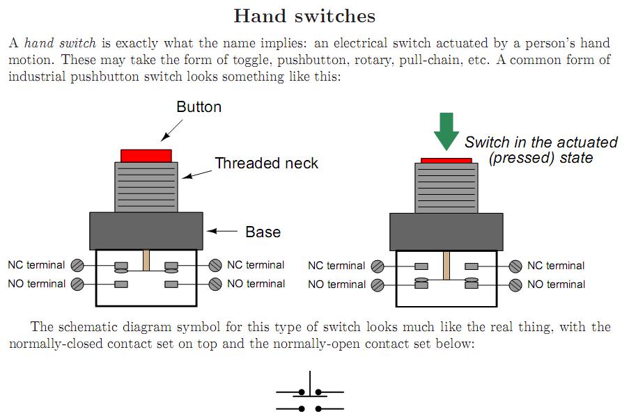 Industrial Instrumentation: Hand Switch wiring clip on led lights 