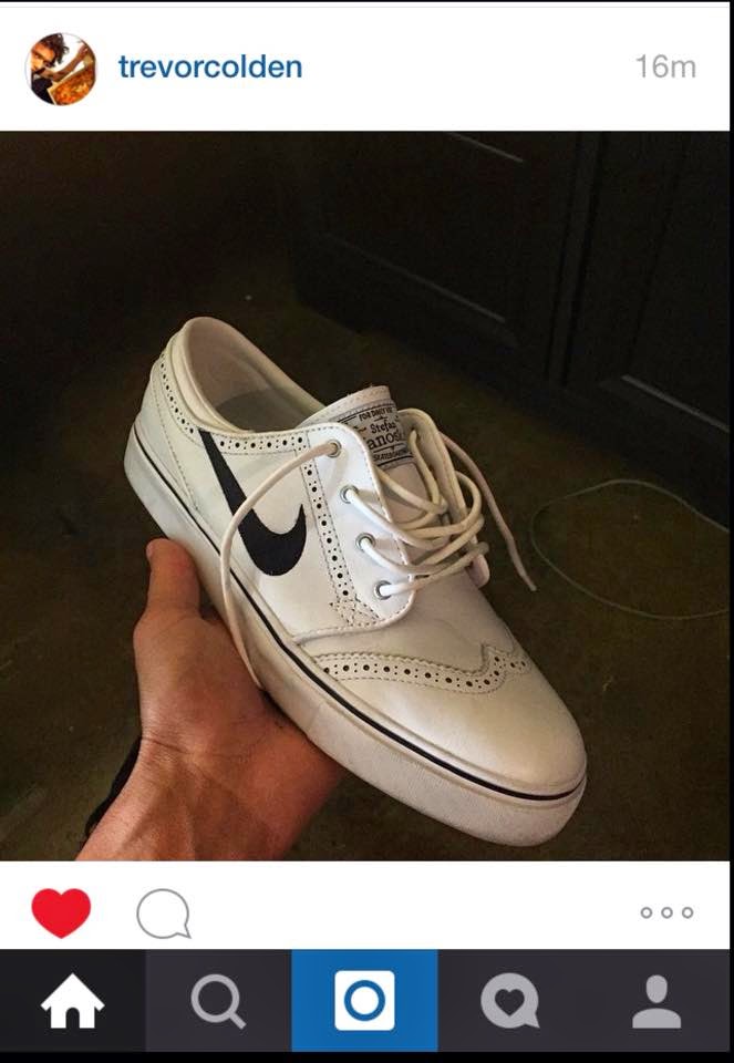 First Look Nike SB Janoski White Wingtip Low Skate Shoes PH Manila