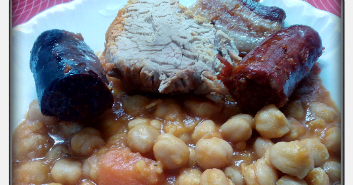 Cocido de Garbanzos en Olla GM