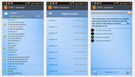 أفضل 10 تطبيقات مجانية للأندرويد للتدريب علي إختبارات التوفل Top 10 apps for training TOEFL tests APK