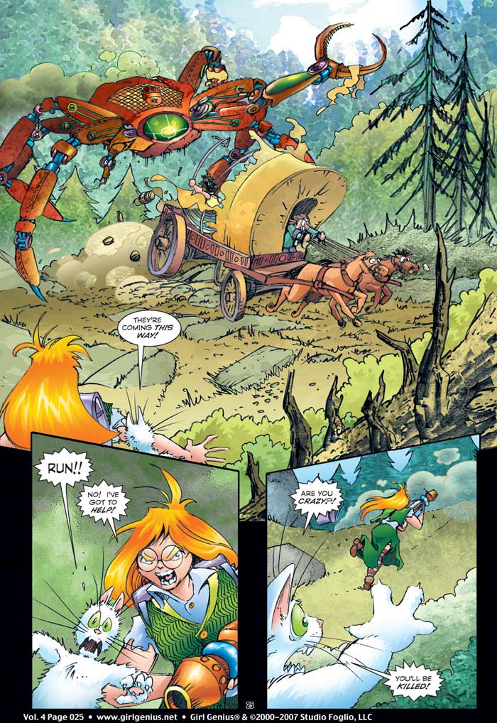 Read online Girl Genius (2002) comic -  Issue #4 - 22
