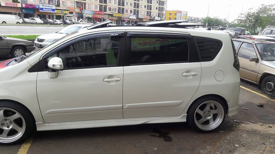 Bengkel sunroof PRODUA ALZA CONVERT SUNROOF HARRIER
