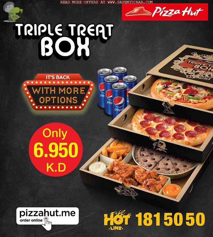 Pizza Hut Kuwait - New Triple Treat Box