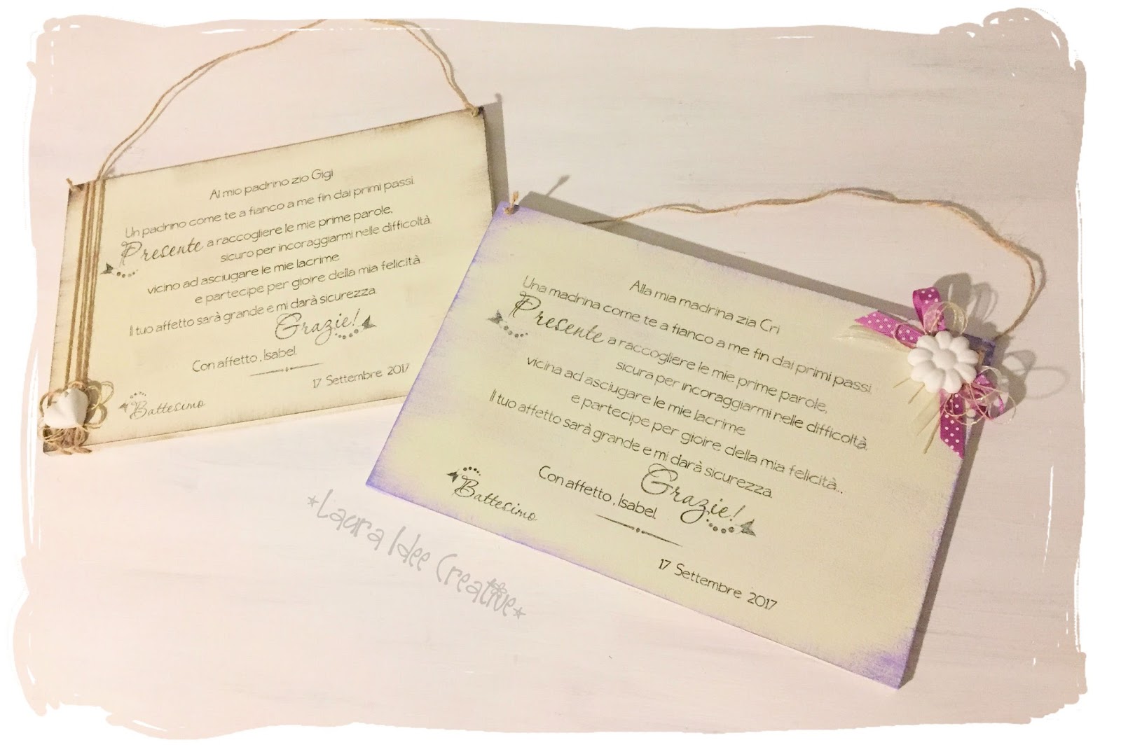 Regali Per Cresima Da Parte Della Madrina Laura Idee Creative: Targa regalo personalizzata per Madrina e Padrino