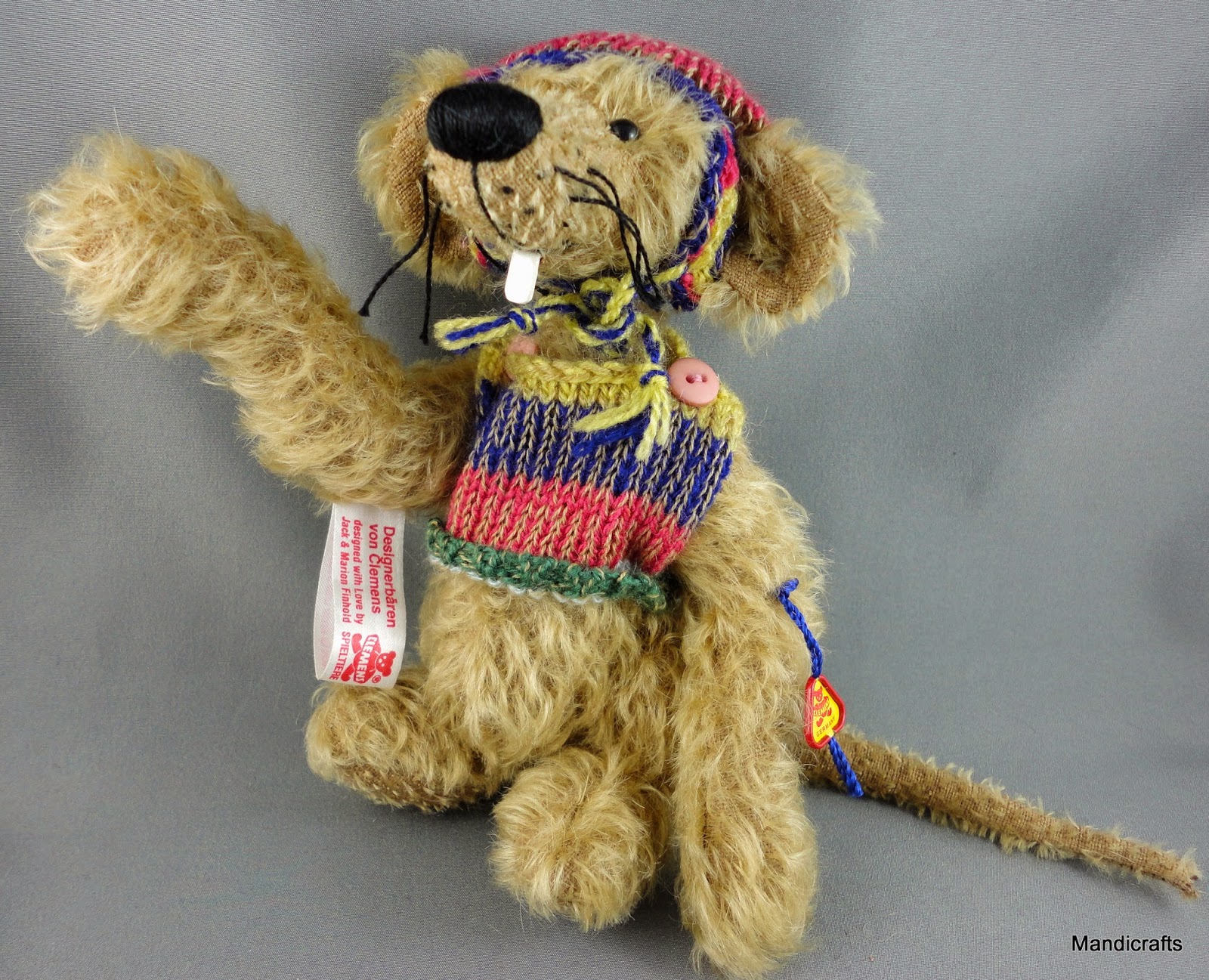 Clemens teddy 1950's - Old Puppets n Bears