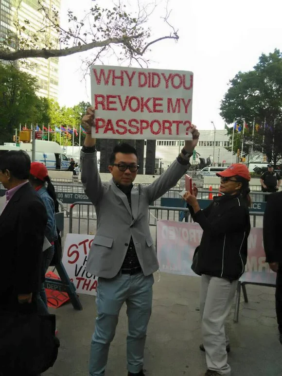 Protesting Prayuth Chan-ocha at the UN, New York on 26 September 2015 Part 3