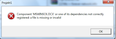 Cara Mengatasi Error MSWINSCK.ocx Not Correctly Registered di windows 7
