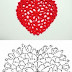 Patrón: patrón de corazón calado / Lace haeart ( pattern)