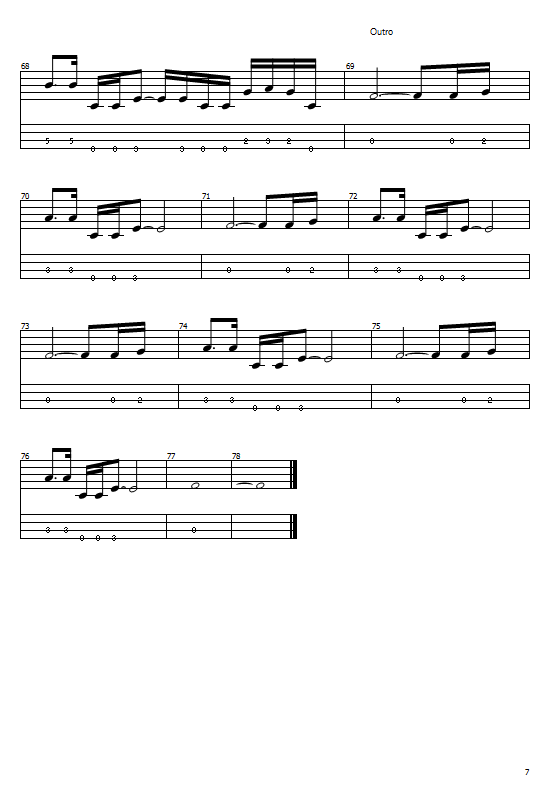 3 Doors Down - When I'm Gone Chords Guitar Tabs And Sheet BASS